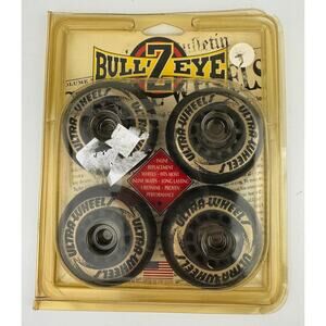 BULLZEYE Inline Replacement Wheels 72mm/80a Set of 4 Performance Skate Wheels